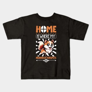 Home is with my Norrbottenspets Kids T-Shirt